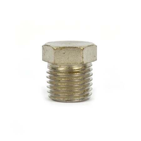 Interstate Pneumatics Steel Hex End-Plug 1/4 Inch NPT Male FPP41S
